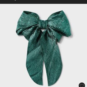 Satin Bow Hair Barrette - A New Day™- brand new